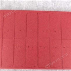 大量现货规格红色快巴纸-红钢纸-定制异型红色快巴纸垫片