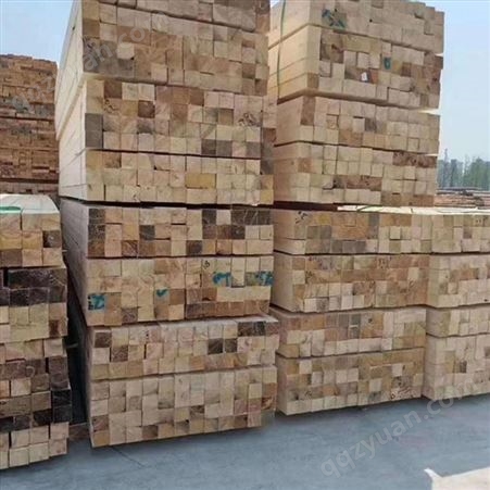 木方报价 呈果木材加工厂定制批发耐磨辐射松木方报价公道