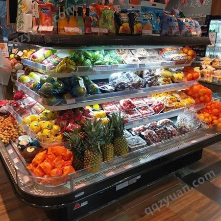 雪迎RIC系列分体半高环形立风柜 超市商场水果蔬菜美观环形风幕展示柜