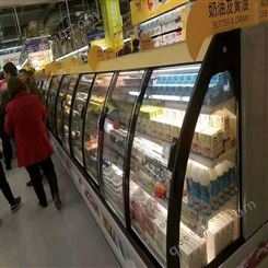 新款冰箱饮料柜超市冷柜水果风冷雪迎展示柜风幕冷藏柜