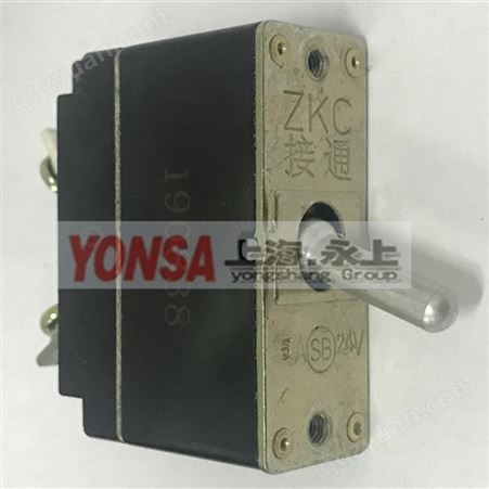 上海永上自动保护开关ZKC-15A 电压24V 拨动开关