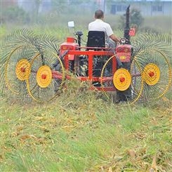 多盘农用搂草机 液压升降秸秆搂草机生产厂家