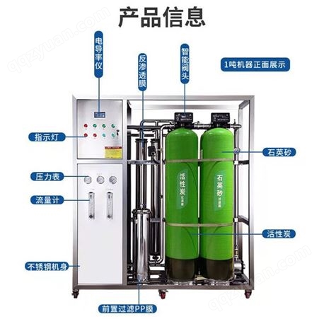 工业污水处理设备 废水处理设备 ro反渗透水处理器