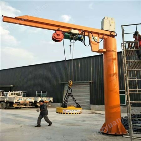 平衡小吊机  5吨立柱式悬臂起重机 德诺 立柱式悬臂吊 货源厂家悬臂吊