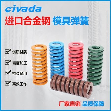 国产弹簧模具弹簧小弹簧压簧65MN弹簧压缩弹簧矩形扁线弹簧强力CIVADA