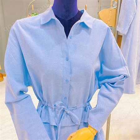 OCE 2021秋 小众设计感品牌折扣女装批发走份 气质轻熟连衣裙