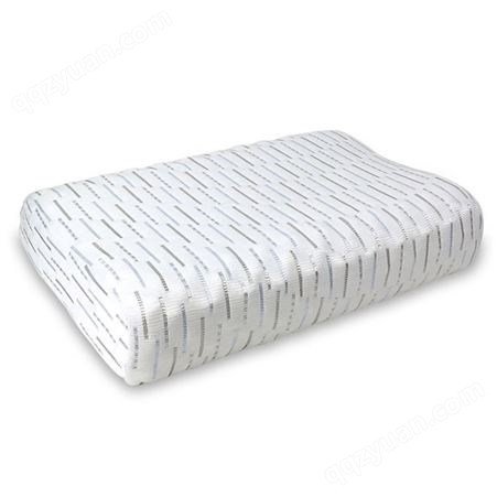 千畅米 夏季凉爽单人乳胶枕头 60x40凉席枕巾橡胶枕