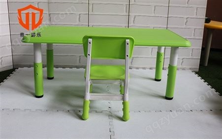 可升降学习桌 学校塑料桌椅 长方形 可定制培训辅导班中小学生课用