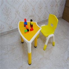 玩具课桌椅教具设备幼儿园移动美工台桌椅组合可定制