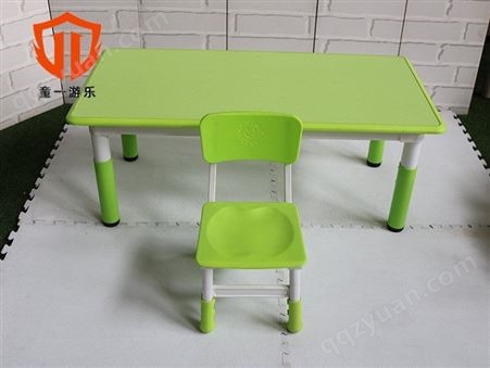 可升降学习桌 学校塑料桌椅 长方形 可定制培训辅导班中小学生课用