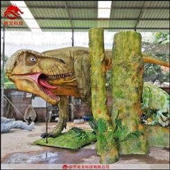 大型霸王龙玻璃钢雕塑仿真恐龙机模道具装置模型制作恐龙模型公司