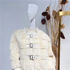百馨娜第三批羊绒外套 冬装品牌折扣女装 一手直播货源 专柜外套