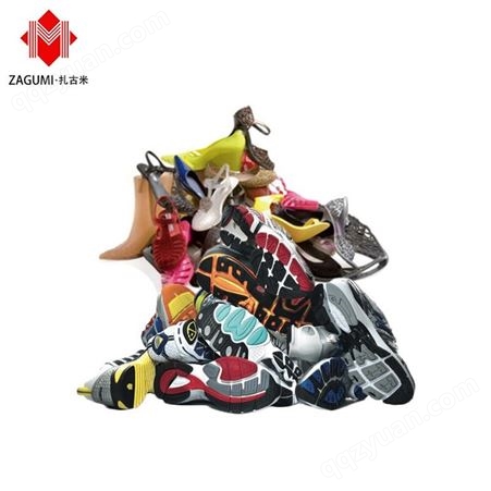 广州扎古米 中国二手鞋子外贸出口旧男鞋童鞋女鞋混批二手优质货源