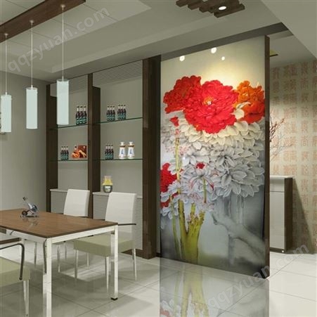 上海玉娇-艺术玻璃公司 电视背景墙设计