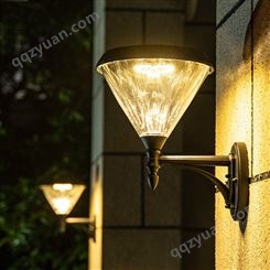 联球太阳能户外门头灯现代简约过道外墙灯led庭院阳台门前灯创意个性防水露台壁灯