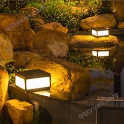 联球太阳能柱头灯户外防水庭院灯LED空白简约灯家用花园别墅围墙大门柱子灯