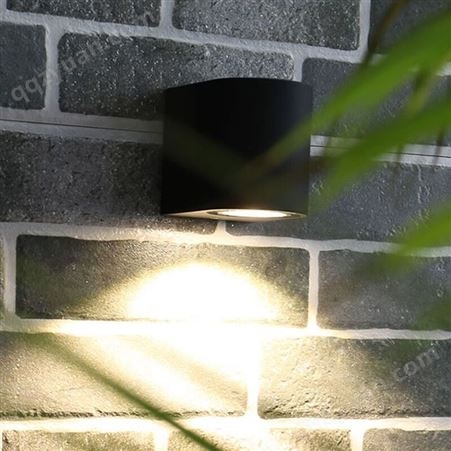 联球LED户外过道楼梯灯防水现代简约家用墙壁阳台灯室外会所别墅花园露台庭院壁灯