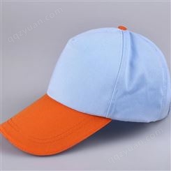 拼色斜纹棉棒球帽 志愿者鸭舌帽定制logo龙宽服装