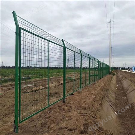 支持定做 厂区围栏网 双边丝护栏网 临时施工围栏