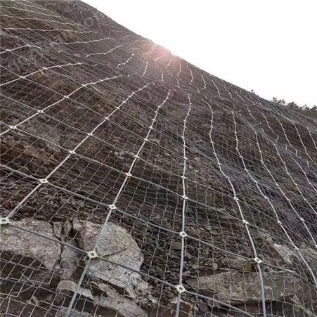 安全网 山体岩石加固覆盖勾花网 镀锌铁丝网