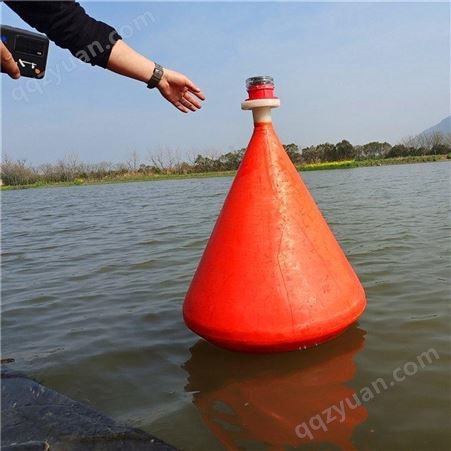 天蔚塑料直径700900锥形警戒航标 内河水上施工警示标