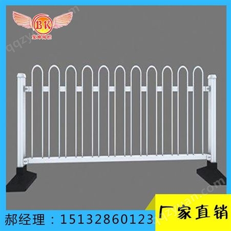 锦州古塔市政道路交通护栏 竖杆护栏横杆护栏 宝坤生产流程安装