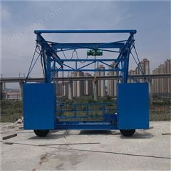 桥梁护栏安装施工台车 防撞墙模板作业车MBTC-2 蓝江机械