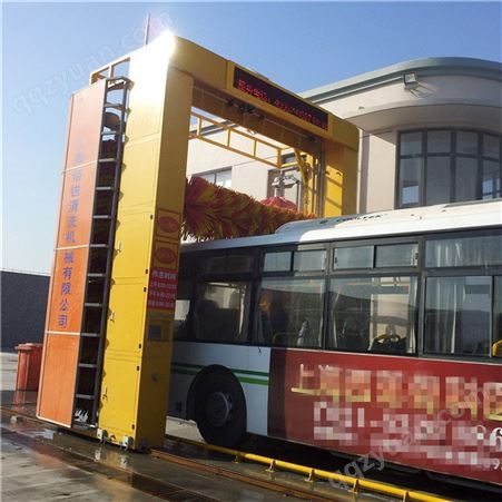 上海佰锐大巴三刷公交车旅游客车洗车机电脑洗车设备大型车洗车设备带智能风干设备