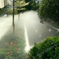 韩城商业街喷雾造景 人工雾效 降温降尘净化空气