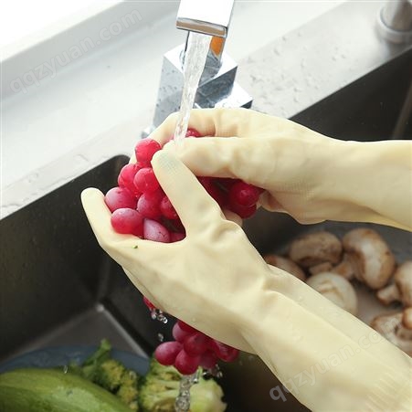 克林莱家务手套洗碗厨房女耐用清洁家用干活洗衣服橡胶防水贴手套