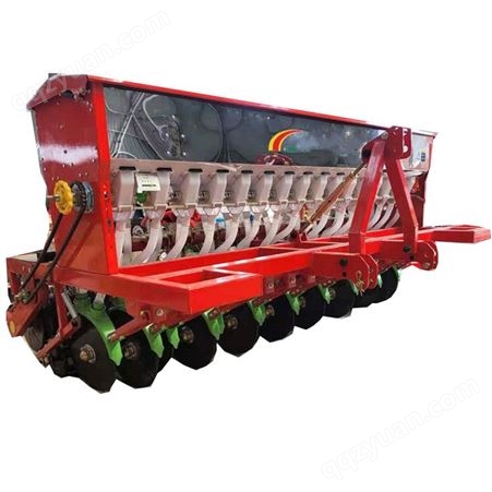 供应16行拖拉机后置小麦平地播种施肥机 麦类播种机