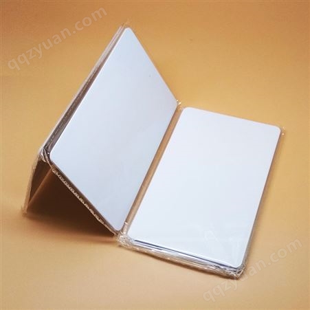 PVC空白卡片定制 双面覆膜空白喷墨pvc卡片 白卡印刷