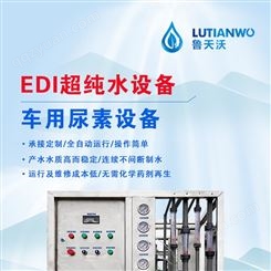 鲁天沃18兆欧去离子水电解超纯水制取设备EDI模块实验室透析室车用尿素