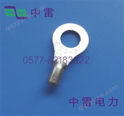 紫铜焊口RNB8-6冷压圆形OT10-6接线裸端子O型10平方加厚1.2mm