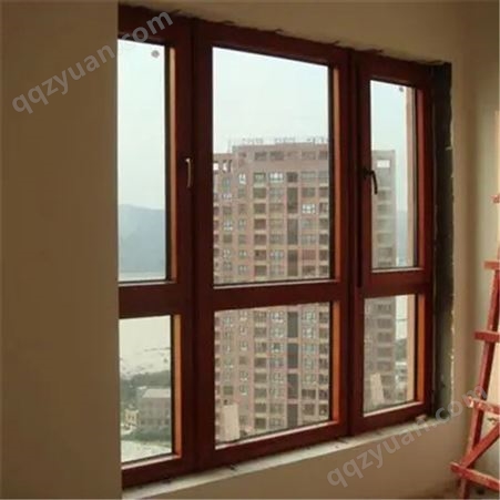 天津铝木一体窗价格 系统门窗铝木门窗 送货安装