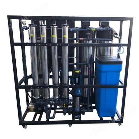 反渗透纯水机设备 工厂每小时一吨 纯水机1t/时反渗透1000L升 RO机设备加工定制