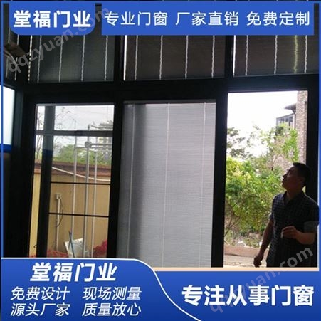 惠州玻璃幕墙 平开门堂福门窗定制